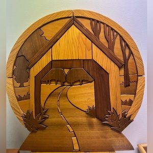 Handmade 5 type wooden wall decor